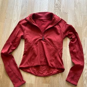 Lululemon Red Half-Zip Jacket - Size 4 *Great Condition*
